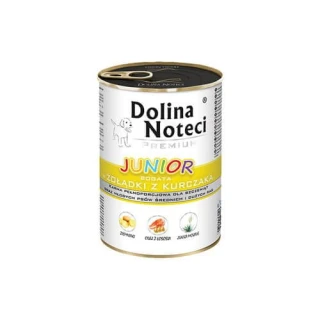 Dolina Noteci Premium JUNIOR 400g żołądki z kurczaka