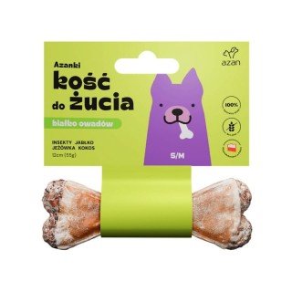 AZANKI KOŚĆ Z INSEKTAMI I KOKOSEM – S/M 12cm