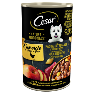 CESAR Natural Goodness mokra karma dla psa z kurczakiem w sosie puszka 400g