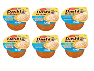 INABA CAT DASHI DELIGHTS Kurczak i przegrzebki 6 x 70g