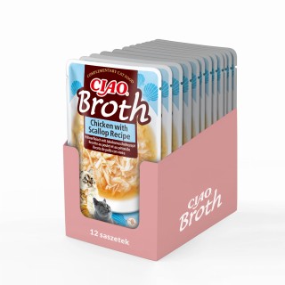 Inaba Ciao Broth Chicken with Scallop 12x40g