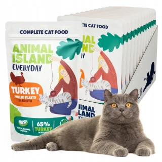 Animal Island Indyk w Rosole 12x85g dla Kota