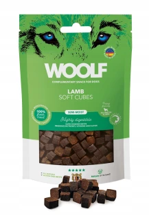 Woolf Soft Cubes Monoprotein Lamb 100g