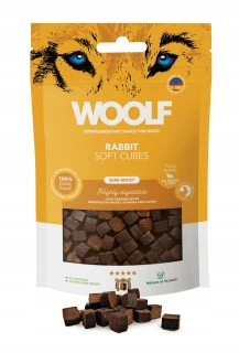Woolf Soft Cubes Monoprotein Rabbit 100g