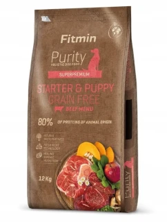 Fitmin Purity Grain Free PUPPY wołowina 12kg