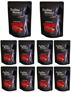 Dolina Noteci Premium Danie z Wołowiny dla kota 10x85g