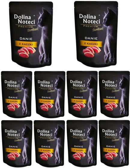 Dolina Noteci Premium Danie z Kaczki dla kota 10x85g