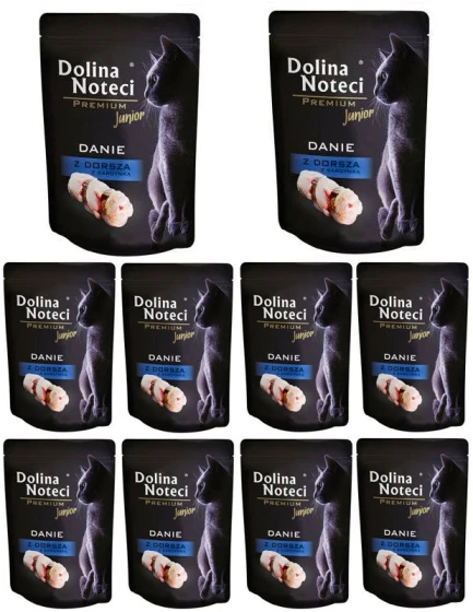 Dolina Noteci Premium Danie z Dorsza dla kociąt 10x85g