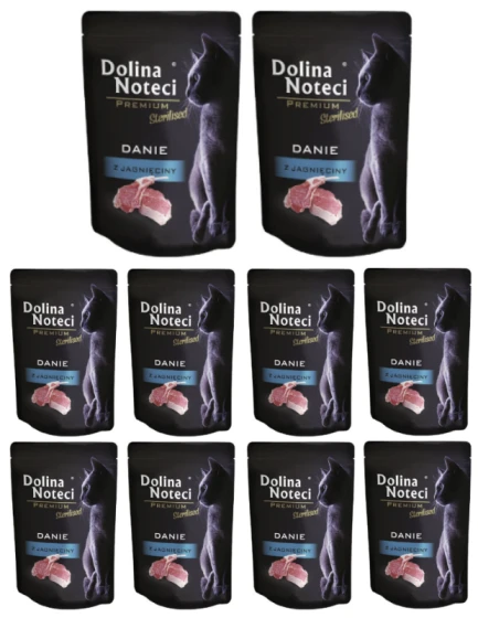 Dolina Noteci Premium Danie z JAGNIĘCINY dla kota 10x85g