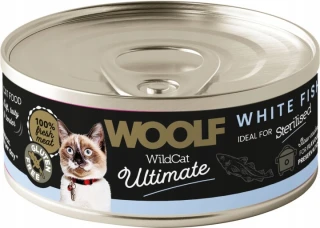 Woolf Wild Cat Ultimate White Fish  Sterilised 85g