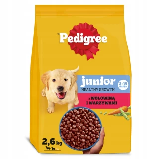 Pedigree Junior wołowina 2,6kg