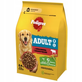PEDIGREE Adult  wołowina z warzywami 2,6kg
