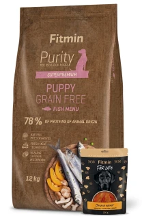 Fitmin Purity Grain Free PUPPY wołowina 12kg