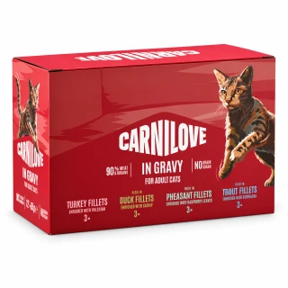 Carnilove Cat Gravy Multipack – 12 × 85 g