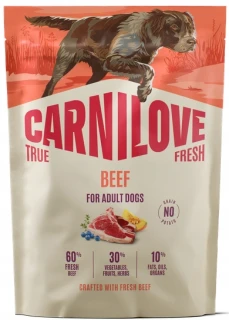 Carnilove True Fresh Beef Adult Wołowina 1,5 kg – karma sucha dla psa