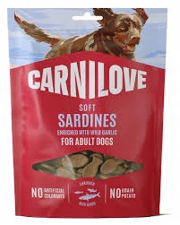 Carnilove Soft Snack Sardines and Wild Garlic 200g – miękkie przysmaki dla psa z sardynką