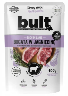 BULT Mielonka Bogata w Jagnięcinę 100g – Karma Mokra dla Psa