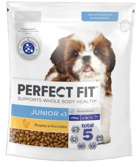 Perfect Fit Junior z Kurczakiem 825g – Sucha Karma dla Szczeniąt Małych Ras