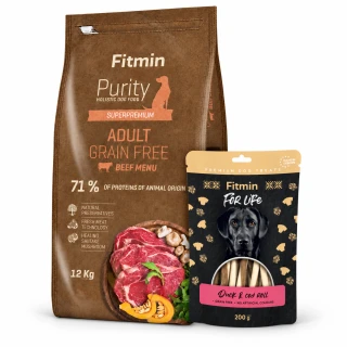 Fitmin Purity Adult Beef Grain Free 12 kg – karma bezzbożowa z wołowiną dla psa